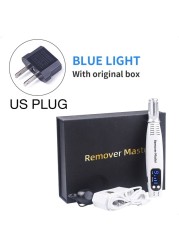 Laser pen, tattoo removal, acne removal, dark spot removal, professional blue and red laser pen for tattoo removal, laser pen for cleaning acne and dark spots. pigmentation removal machine