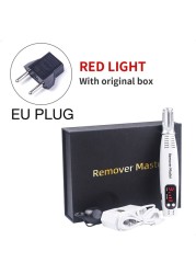 Laser pen, tattoo removal, acne removal, dark spot removal, professional blue and red laser pen for tattoo removal, laser pen for cleaning acne and dark spots. pigmentation removal machine