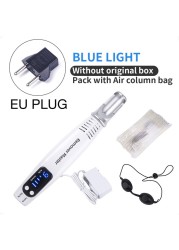 Laser pen, tattoo removal, acne removal, dark spot removal, professional blue and red laser pen for tattoo removal, laser pen for cleaning acne and dark spots. pigmentation removal machine