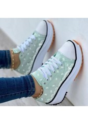 Women's Shoes 2022 New Style Canvas Shoes High Quality Sneakers Ladies Flat Lace Up Adult Zapatillas Mujer Chaussure Femme