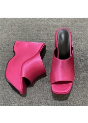 CONASCO New Sexy Women Sandals Piece High Heels Platforms Summer Party Wedding Shoes Woman Night Club Prom Pumps Sandals