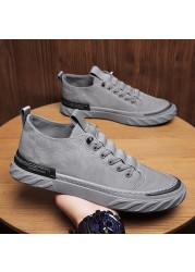 Men Canvas Sneakers 2022 Ice Silk Pedal Casual Canvas Shoes Breathable All-match Lace Shoes монскаровседневнарннананананананоненаноненнн