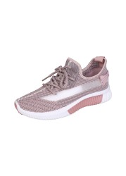 Women Vulcanized Sneakers Weave Mesh Platform Shoes Ladies Spring Autumn Trend Chunky Sneakers Flats Women Casual Sneakers