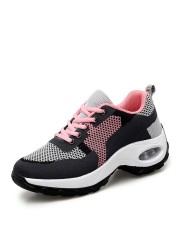 Women Shock Absorbing Comfortable And Breathable Sneaker Outdoor Leisure Shoes Travel Air Cushioned Shoes