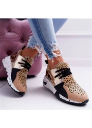 Women Spring Autumn Thick Sole Sneakers Woman Height Increasing Shoes Platform Sneakers Big Size 35-43 Female Sneakers