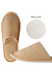 Disposable slippers non-slip thick slippers comfortable home travel portable thin bottom slippers zapatos mujer zapatillas casa