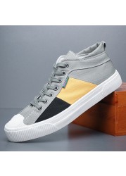 2022 new men's canvas shoes different colors high quality designer shoes autumn new shoes British lace-up shoes Bd21266