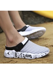 Summer Mesh Shoes Men Sandals Beach Slippers Male Sneaker Man Zuecos Sandalias Zapatos Hombre