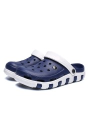 Sandals 2021 summer hole shoes men's non-slip soft-soled lovers beach shoes men's sandals trendy outdoor slippers men's shoes