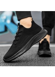 Women Men Sneakers Mesh Breathable Running Shoes Male Lightweight Sneakers Couple Sneakers Man Casual Shoes 35-47