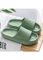 2022 Cloud Sandals Home Slippers Summers Thick Platform Womens Indoor Bathroom Anti-slip Slides Ladies Men's Shoes Dropshipping