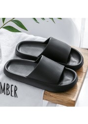 2022 Cloud Sandals Home Slippers Summers Thick Platform Womens Indoor Bathroom Anti-slip Slides Ladies Men's Shoes Dropshipping