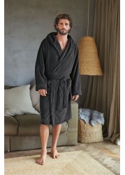 Super Soft Hooded Dressing Gown