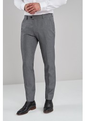 Machine Washable Plain Front Trousers Skinny Fit