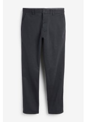 Stretch Chino Trousers Straight Fit