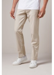 Stretch Chino Trousers Straight Fit