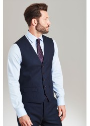 Signature Textured Suit: Waistcoat