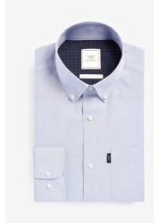 Easy Iron Button Down Oxford Shirt Slim Fit Single Cuff