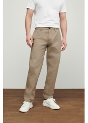 Stretch Chino Trousers Straight Fit