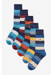 Cushioned Sole Socks 5 Pack