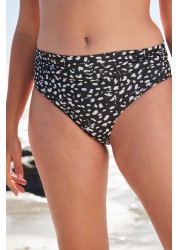 Bikini Bottoms Roll Top Briefs