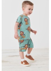 All Over Printed T-Shirt and Shorts Set (3mths-7yrs)