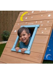 Kidkraft A-Frame Hideaway and Climber Playhouse Set