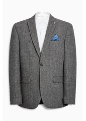 Signature Herringbone Blazer Tailored Fit