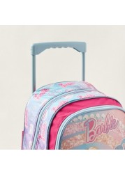 Simba 5-Piece Barbie Print Trolley Backpack Set