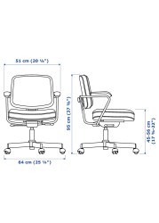 ALEFJÄLL Office chair