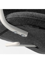 LÅNGFJÄLL Office chair with armrests