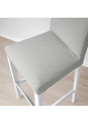 BERGMUND Bar stool with backrest