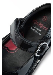 Kickers Adlar Heart Mary-Jane Patent Leather Shoes