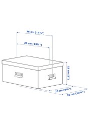 TJOG Storage box with lid