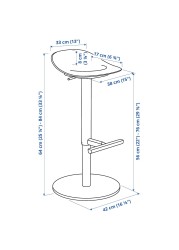 JANINGE Bar stool