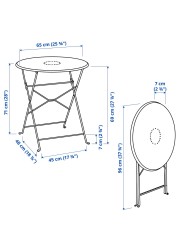 SALTHOLMEN Table, outdoor