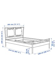 BJÖRKSNÄS Bed frame