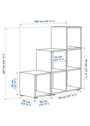 EKET Cabinet combination with feet