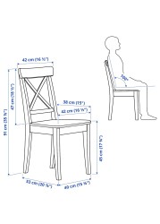 INGATORP / INGOLF طاولة و4 كراسي