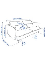 SÖDERHAMN 3-seat sofa