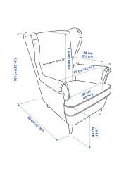 STRANDMON Wing chair