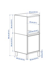 EKET Cabinet combination with legs