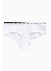 Cotton Rich Logo Knickers 4 Pack Short