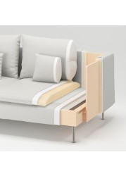 SÖDERHAMN Corner sofa, 3-seat