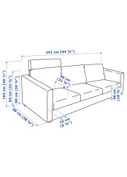 VIMLE 3-seat sofa