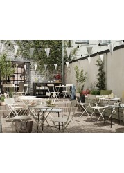 SALTHOLMEN Table+2 folding chairs, outdoor