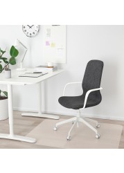 LÅNGFJÄLL Office chair with armrests