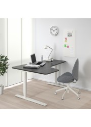 BEKANT Corner desk left sit/stand