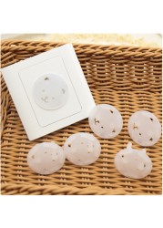 9pcs Bear EU Electrical Power Socket Outlet Child Kids Child Safety Guard Protection Kids Sockets Cover Sockets Protector Cover