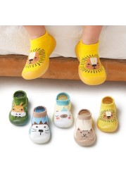 Baby sock shoes anti-skid spring autumn cartoon animal breathable shoes baby girl baby boy soft TPE sole baby boy casual shoes